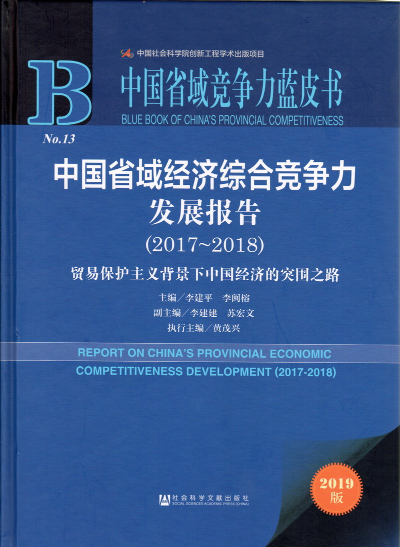 日本搞逼中国省域经济综合竞争力发展报告（2017-2018）